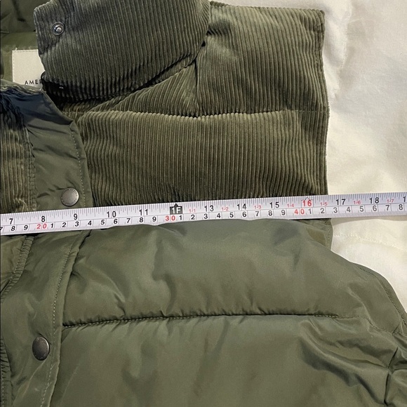 American Eagle | Army Green | Snap/Zipper Front Closure | Puffer Vest | Size XXL - Picture 15 of 16